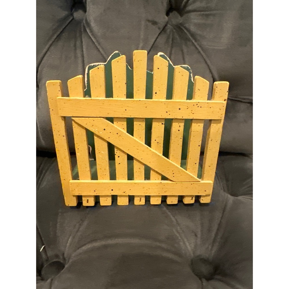 Hand Painted Wooden Tulip Napkin Holder Cute Country VTGKitchen Decor cottage - Picture 3 of 6